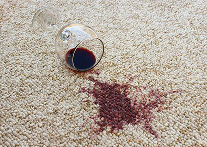 Advice clean home stain wine carpet